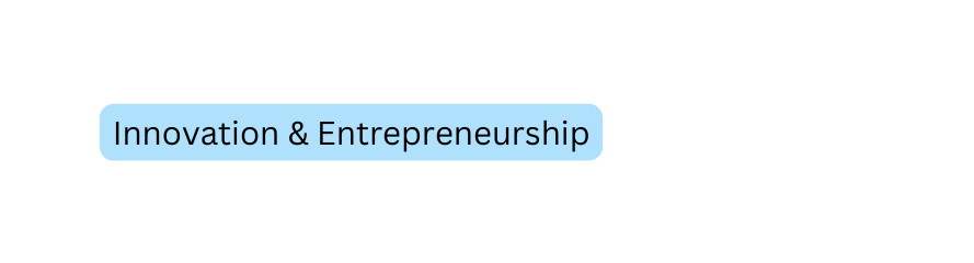 Innovation Entrepreneurship